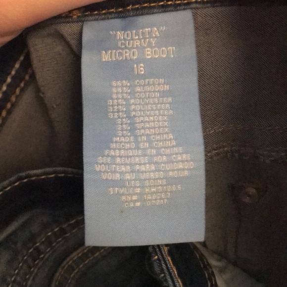 Hydraulic embellished Nolita Curvy micro boot jean - Picture 7 of 7